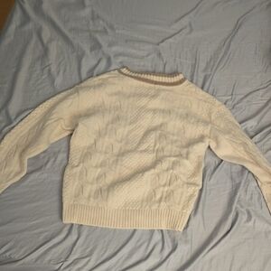 Cozy Cream Cable Knit Sweater